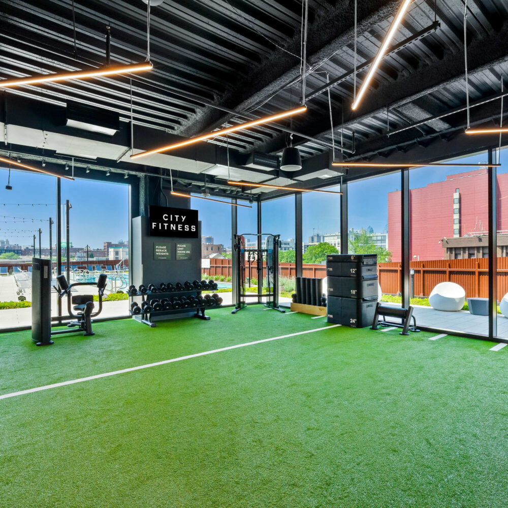 Functional training area at City Fitness Northern Liberties