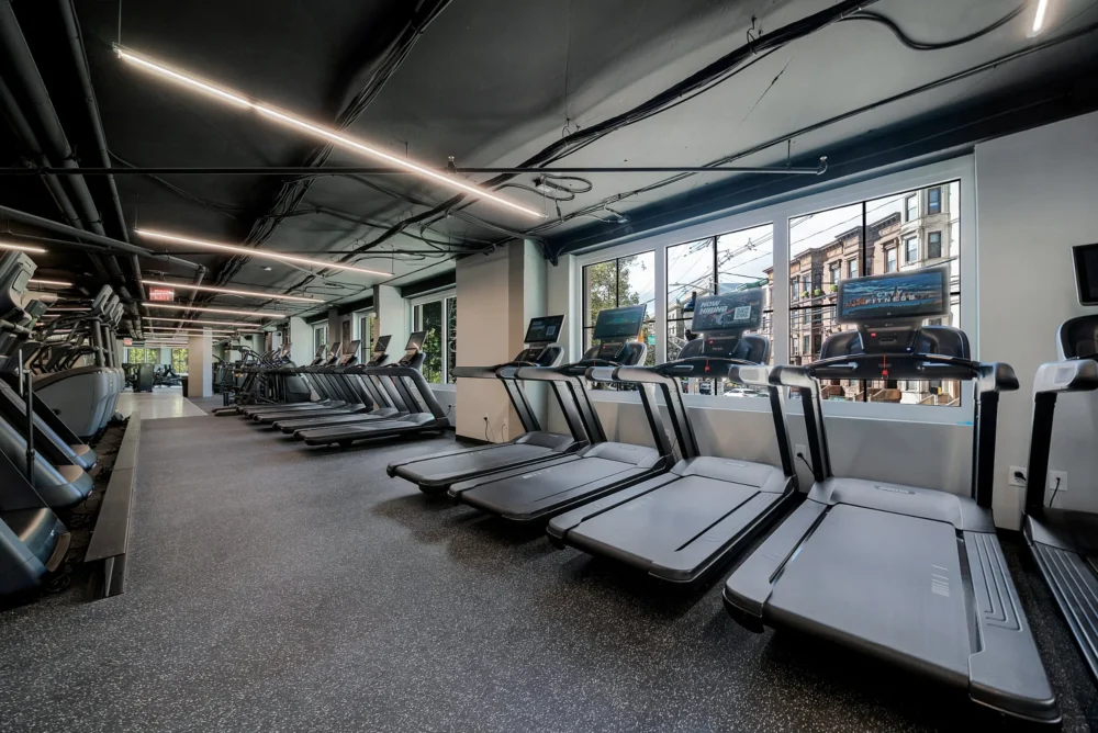 Maxwell Place treadmill row - City Fitness Hoboken